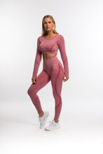 Load image into Gallery viewer, Emerge Pink Seamless Leggings