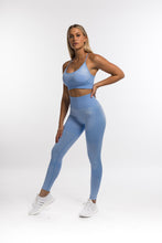 Load image into Gallery viewer, Active Symmetry Blue Leggings