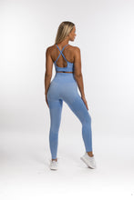 Load image into Gallery viewer, Active Symmetry Blue Leggings