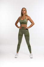 Load image into Gallery viewer, Active Symmetry Green Leggings

