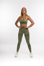 Load image into Gallery viewer, Active Symmetry Green Leggings