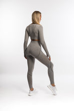 Load image into Gallery viewer, Emerge Grey Seamless Leggings