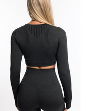 Load image into Gallery viewer, Emerge Black Seamless Top