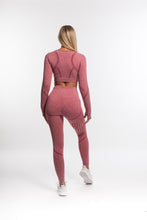 Load image into Gallery viewer, Emerge Pink Seamless Leggings
