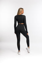 Load image into Gallery viewer, Emerge Black Seamless Leggings
