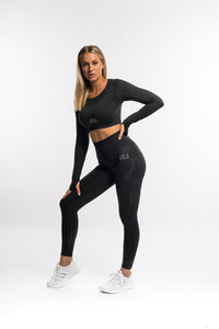 Emerge Black Seamless Top