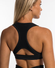 Load image into Gallery viewer, Vital Series Core Black Sportsbra
