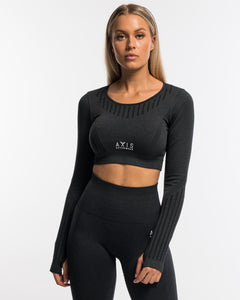 Emerge Black Seamless Top